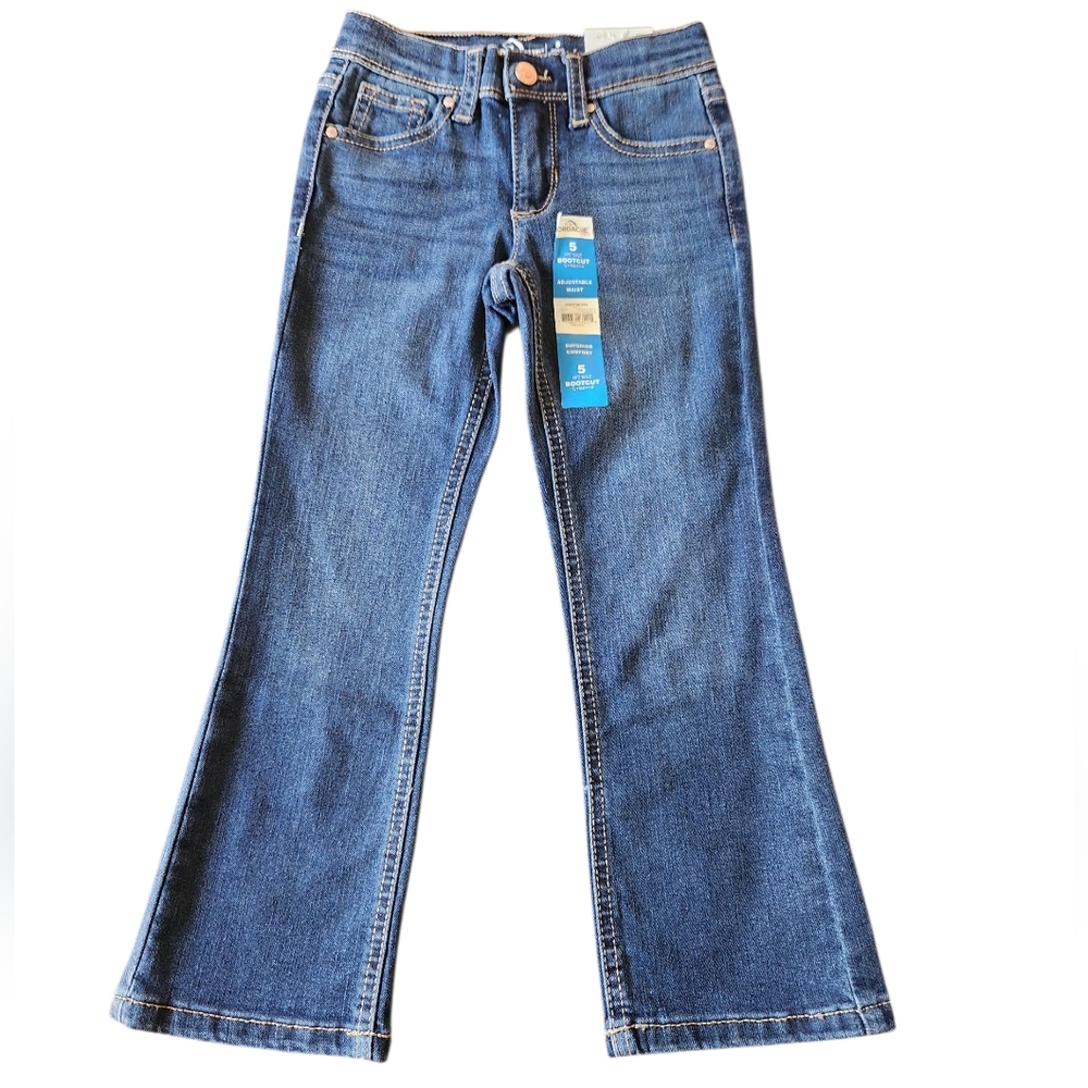 Jordache Bootcut Straight Mid Rise Stretch Toddlers‎ Little Girls Denim Jeans